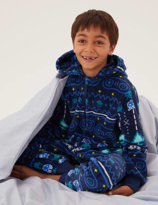

Pijama de una pieza polar con estampado de gaming (6-16 años) - Multi, Multi