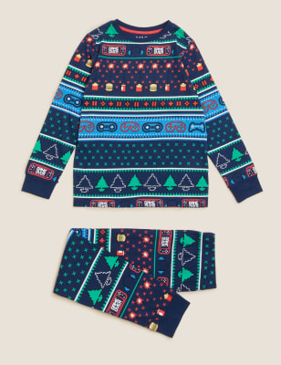 Boys discount fairisle pyjamas