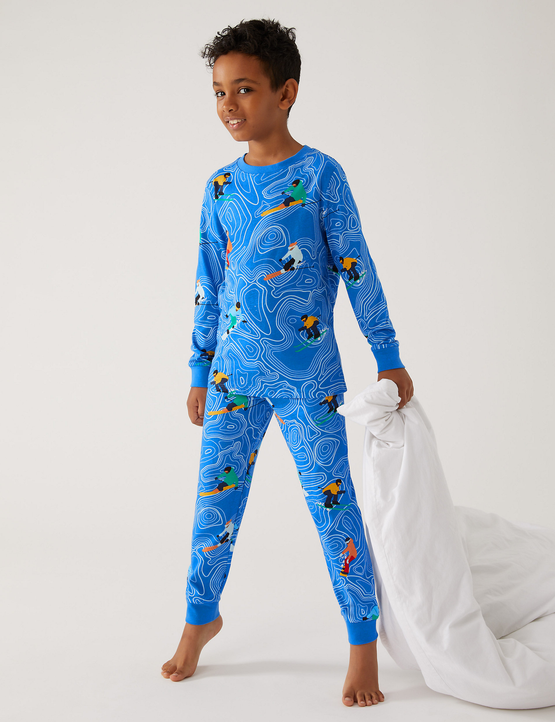 Qtake Fashion Girls Pajamas Sets Kids Pjs Long Sleeve Children Sleepwear Cotton Winter Toddler Clothes 2T-12 Years 
