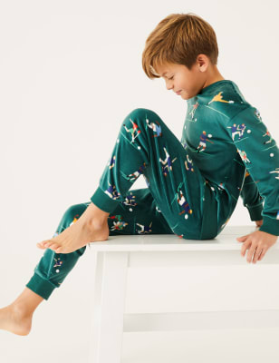 

M&S Collection Pijama de fútbol de algodón (6-16 años) - Multi, Multi