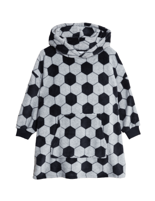 

M&S Collection Fleece-Hoodie mit Fußballmotiv (7-16 J.) - Grey Mix, Grey Mix