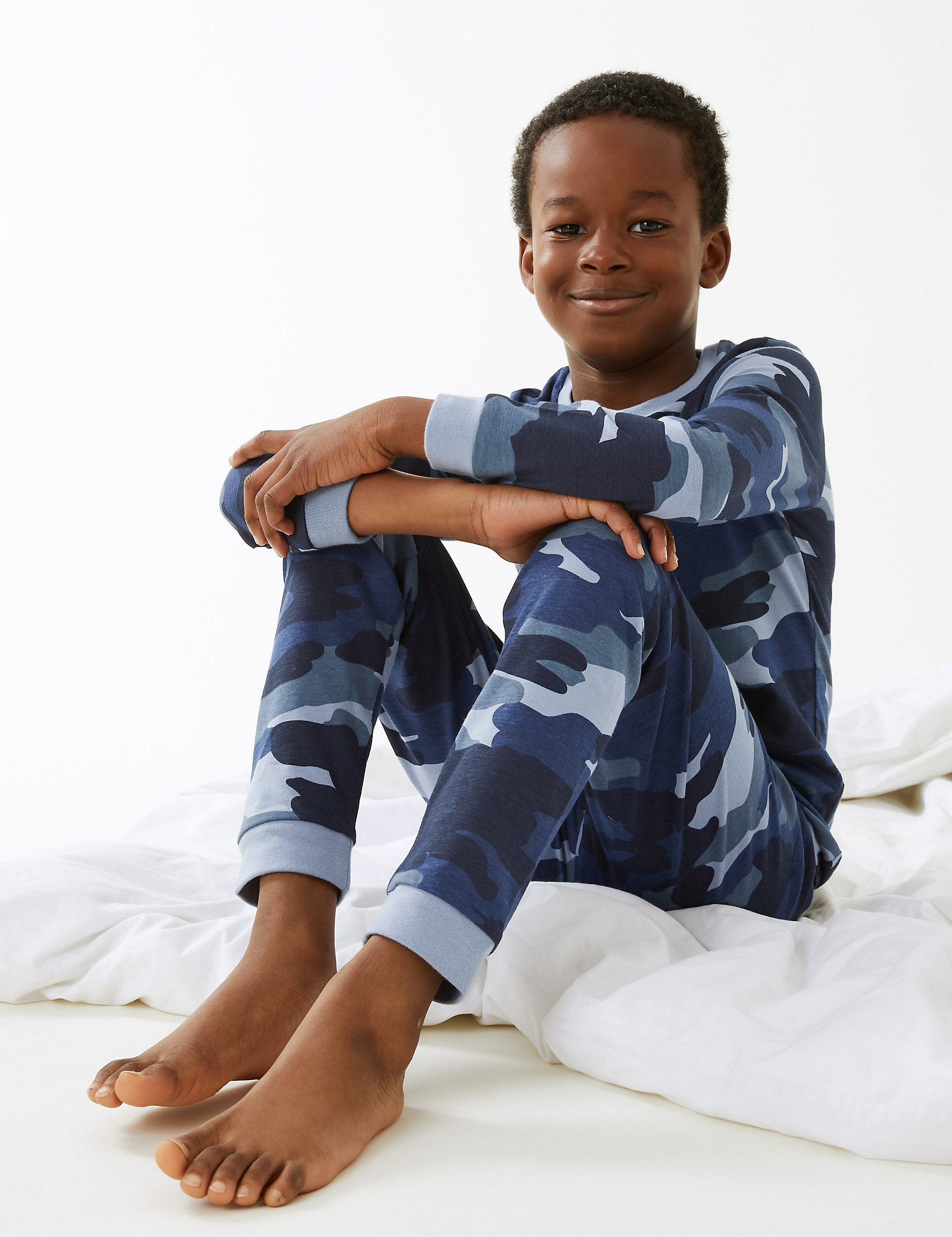 Pijama de camuflaje de algodón (7-16&nbsp;años)