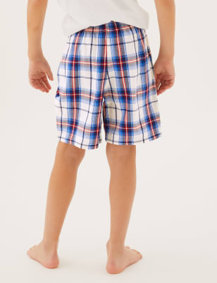 Mens tartan 2025 pyjama shorts