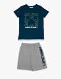 Minecraft™ Short Pyjama Set (6-16 Yrs)