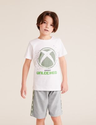 Pyjashort en coton à motif Xbox™ (du 6 au 16 ans) - Multi