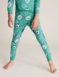 Cotton Rich Football Print Pyjama Set