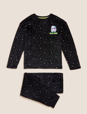 M&S Boys Star Wars  Velour Pyjamas (5-14 Yrs)