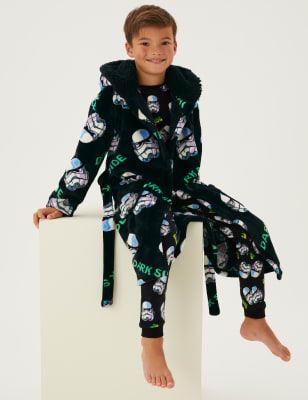 

M&S Collection Morgenmantel mit Star Wars™-Motiv (5-14 Jahre) - Black Mix, Black Mix