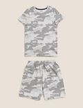Cotton Camouflage Short Pyjama Set