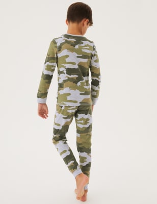 Cotton Camouflage Pyjamas 7 16 Yrs