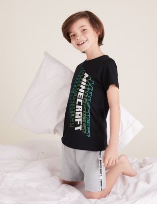 Pyjashort à motif Minecraft™ (du 4 au 16 ans) - Multi