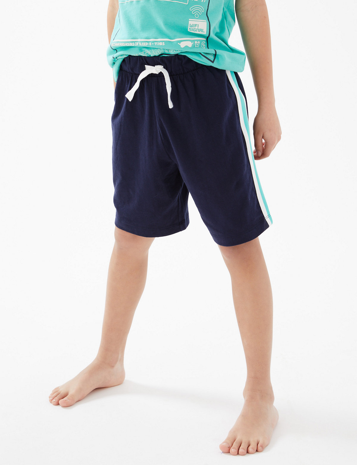 2pk Pure Cotton Gamer Short Pyjama Sets (6-16 Yrs)