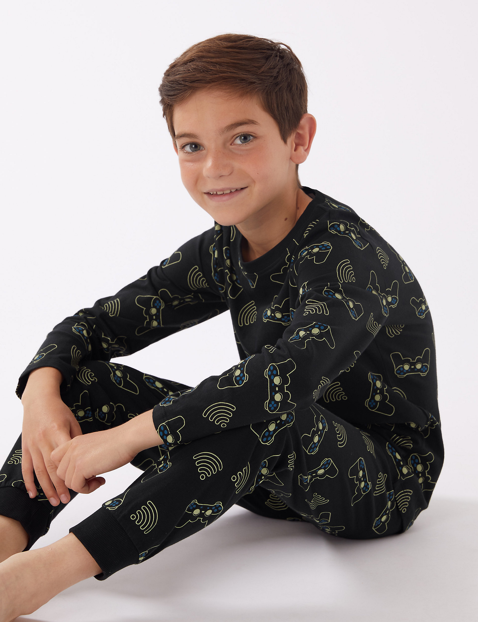 Pack de 2 pijamas 100% algodón con diseño de gamer (6-16&nbsp;años)