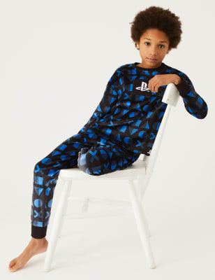 

M&S Collection Pijama de velvetón de PlayStation™ (6-16 años) - Blue Mix, Blue Mix