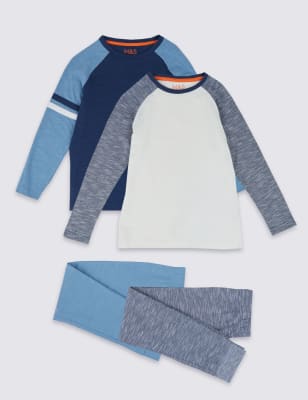 Bavlněn&aacute; pyžamov&aacute; souprava s&nbsp;ragl&aacute;nov&yacute;mi ruk&aacute;vy, sada 2&nbsp;ks (3&ndash;16&nbsp;let)