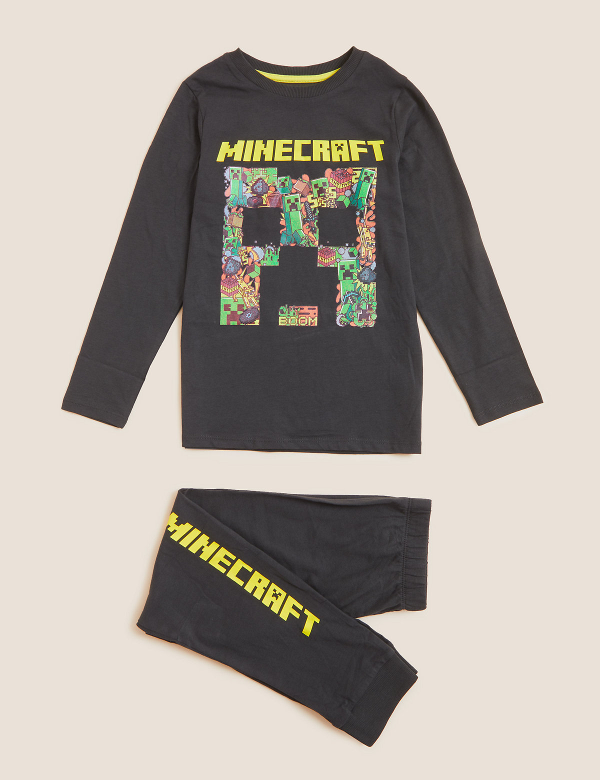 Minecraft™ Pure Cotton Pyjamas (6-16 Yrs)