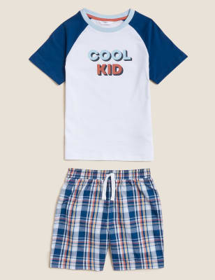 Boys cotton pyjama online shorts