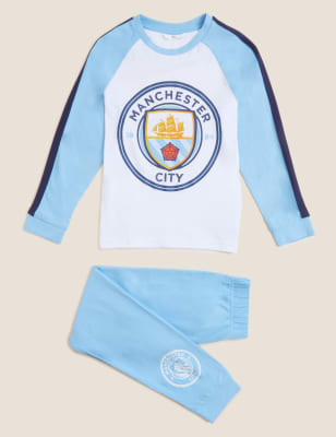 Manchester City FC Pyjamas 6 16 Yrs