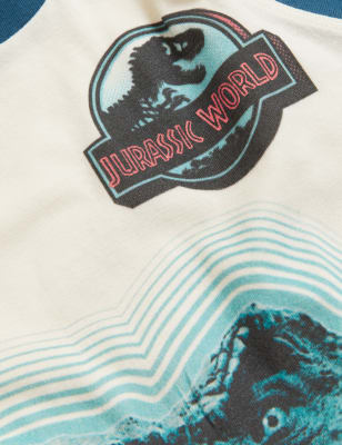 

Boys M&S Collection Jurassic World™ Short Pyjama (6-16 Yrs) - Cream Mix, Cream Mix