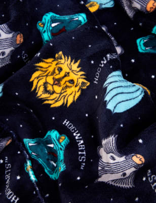 

M&S Collection Extra großer Fleece-Hoodie mit Harry Potter™-Motiv (7-16 J.) - Navy Mix, Navy Mix