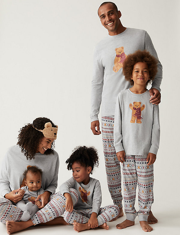 Spencer Bear Family Christmas Pyjamas (2-16 Yrs) - AT