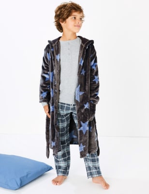m&s boys dressing gown