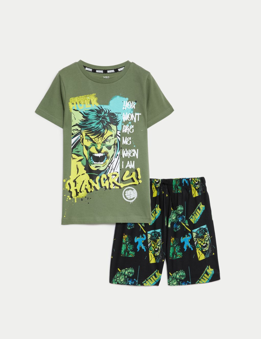 The Hulk™ Short Pyjama Set (6-16 Yrs) image 2