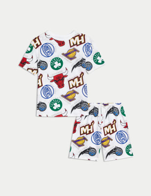 

Boys M&S Collection NBA Pure Cotton Printed Pyjamas (6-16 Yrs) - Multi, Multi