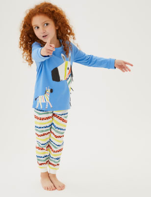 Children's 2024 zebra pyjamas