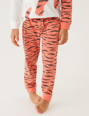 Pure Cotton Tiger Pyjamas 12 Mths 7 Yrs