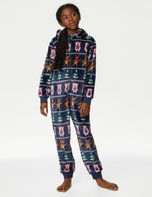 Percy Pig™ Fair Isle Onesie (2-16 Yrs) | M&S MV