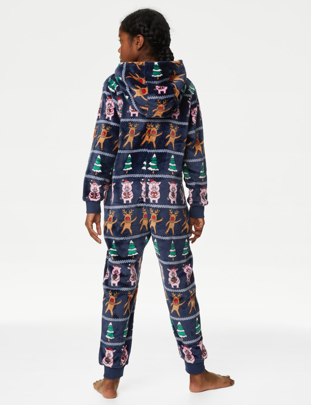 Percy Pig™ Fair Isle Onesie (2-16 Yrs) image 4