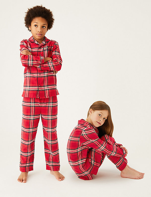 Kids' Checked Family Pyjama Set (1-16 Yrs)