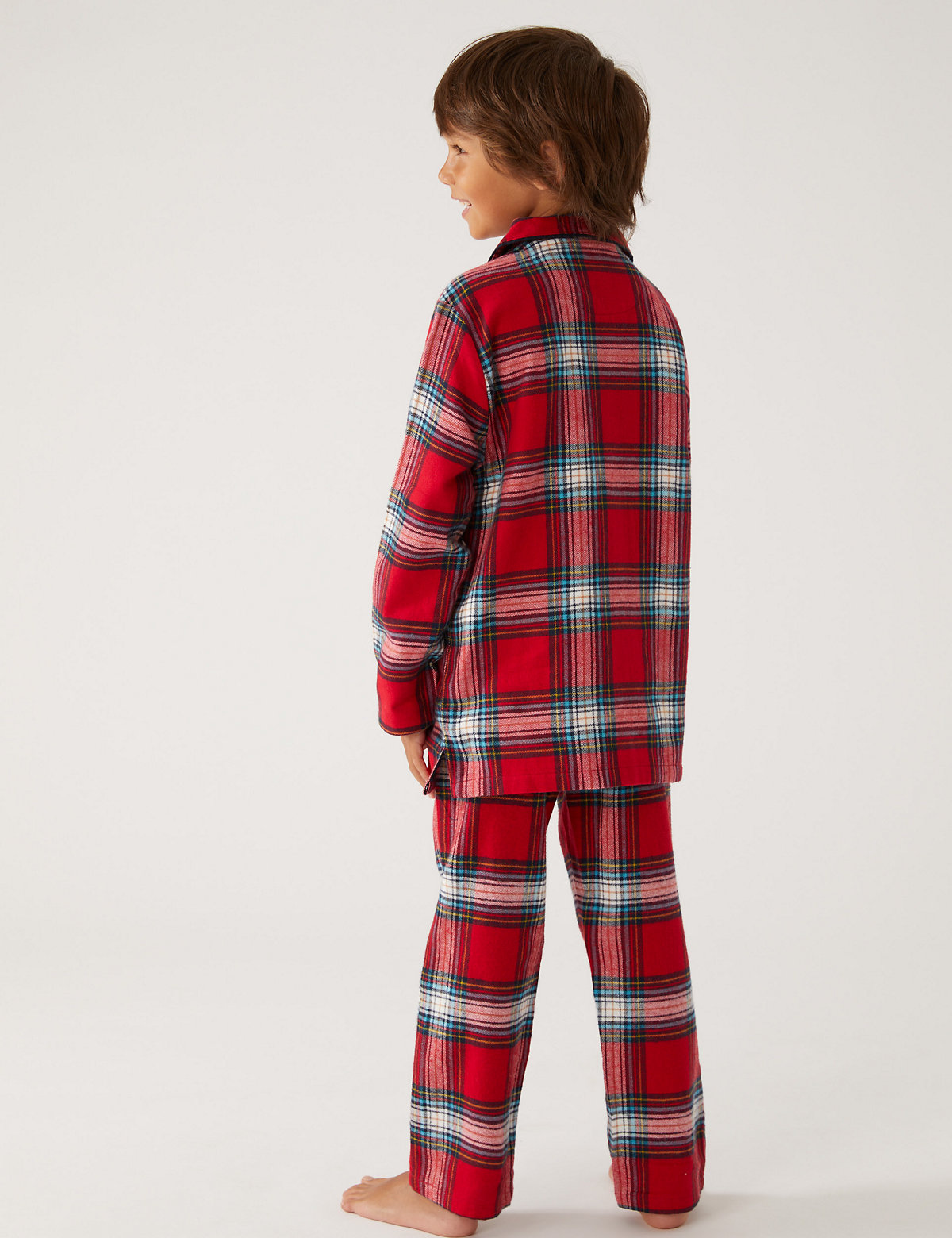 Kids Checked Family Christmas Pyjamas