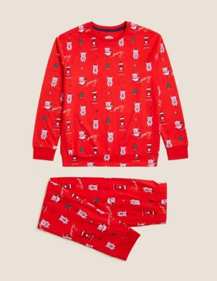 Heritage Santa Flannel Pajama Set curated on LTK