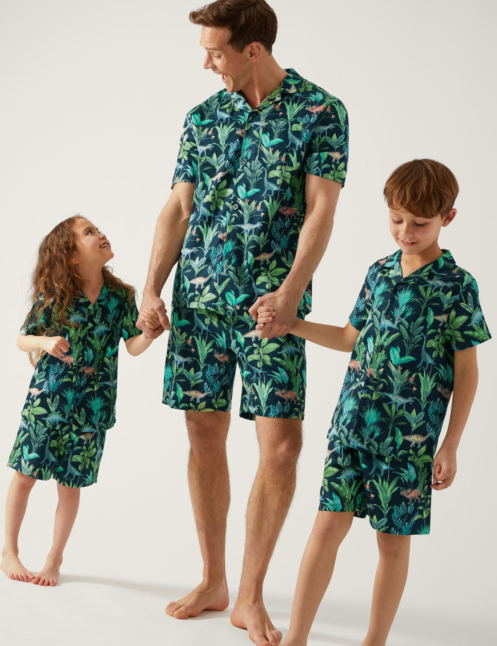 Pure Cotton Dinosaur Short Pyjama Set (1-16 Yrs) image 4