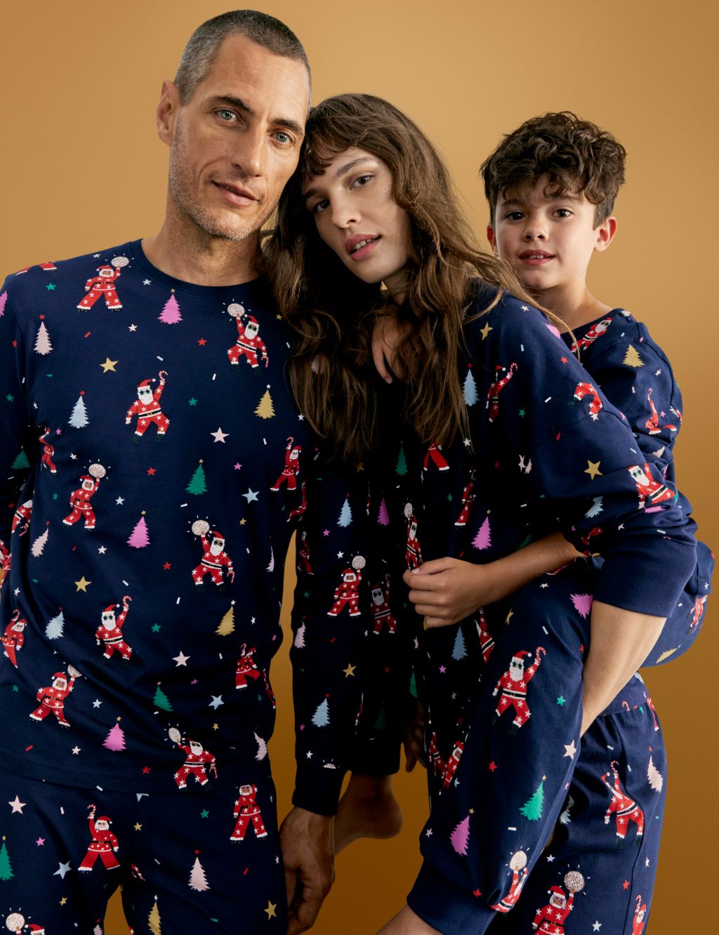 Kids' Disco Santa Family Christmas Pyjama Set (1-16 Yrs) image 5