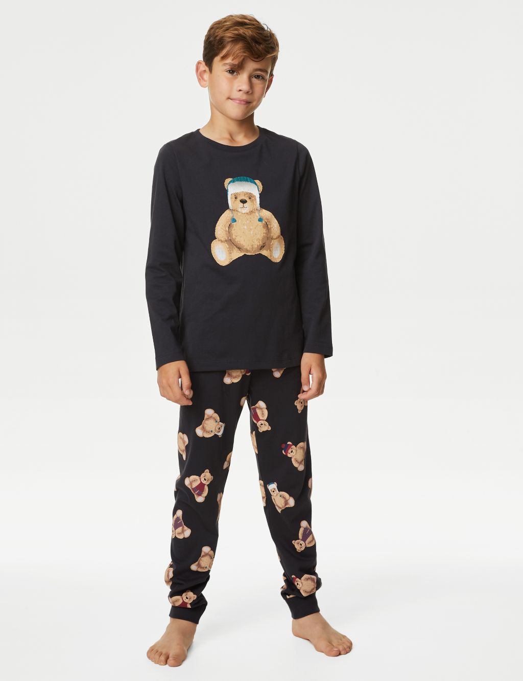 Kids' Spencer Bear™ Family Christmas Pyjama Set (1-16 Yrs) image 1
