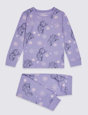 M&S Girls Disney Frozentm Pyjama Set (2-10 Yrs) - 5-6 Y - Lilac Mix, Lilac Mix