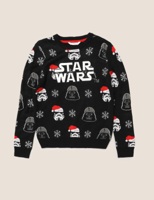 Christmas jumpers mens star cheap wars