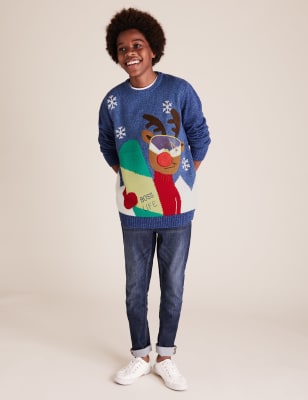 boss christmas jumper