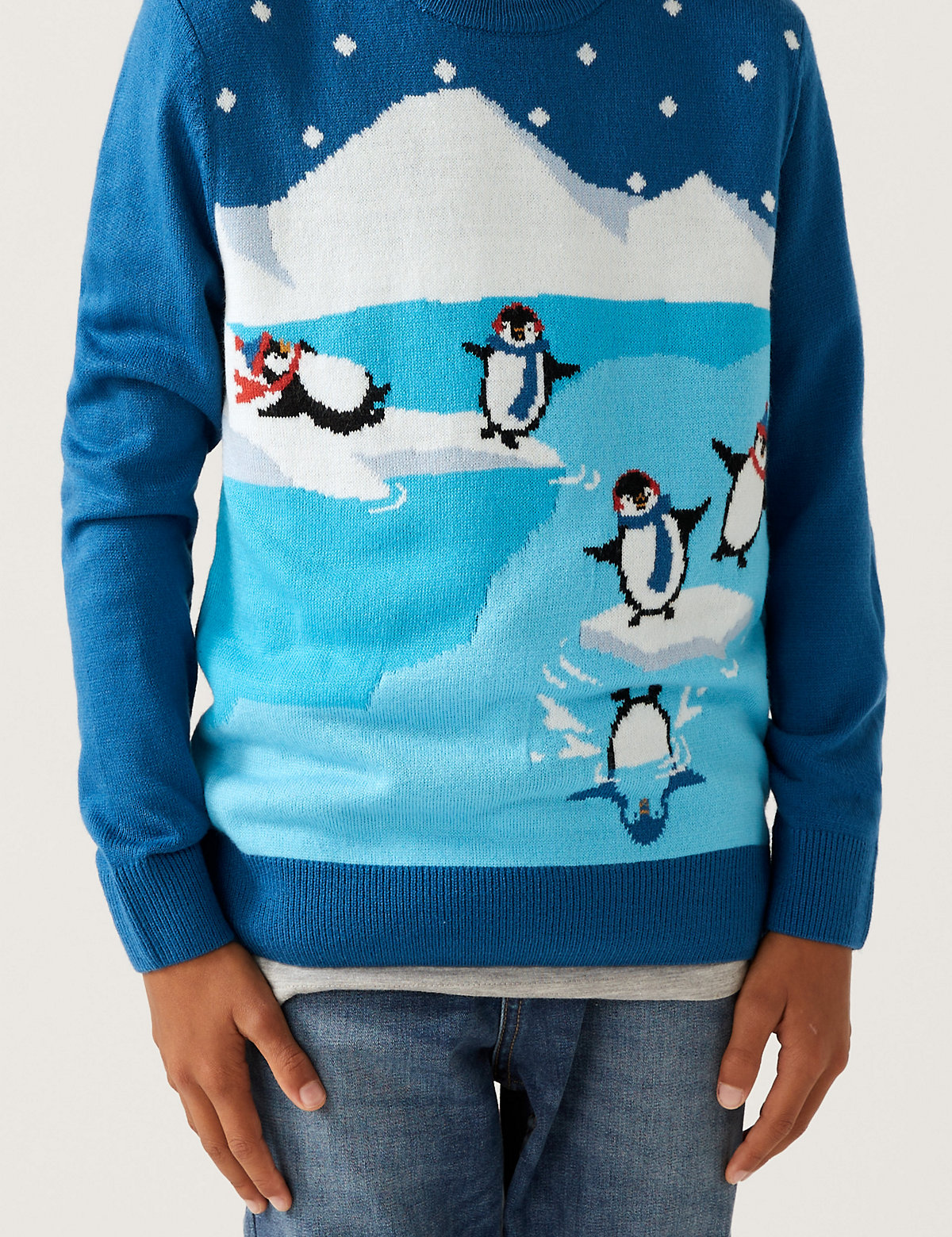 Knitted Penguin Jumper