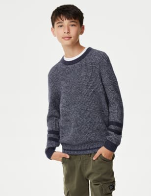 Marks and spencer cotton on sale jumper