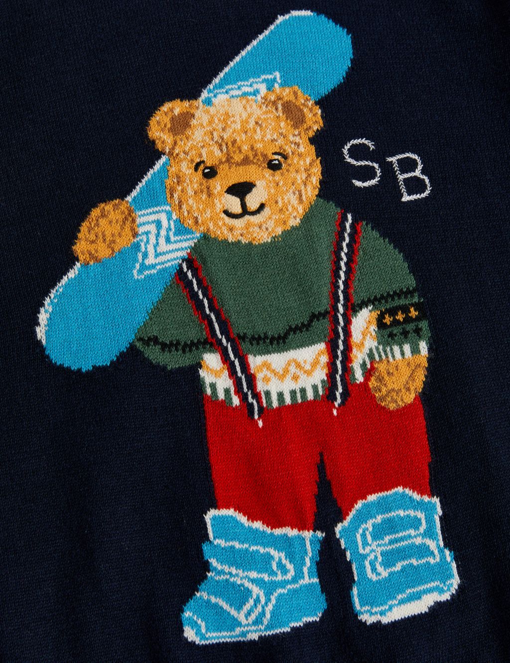 Pure Cotton Spencer Bear™ Jumper (6-16 Yrs) image 5