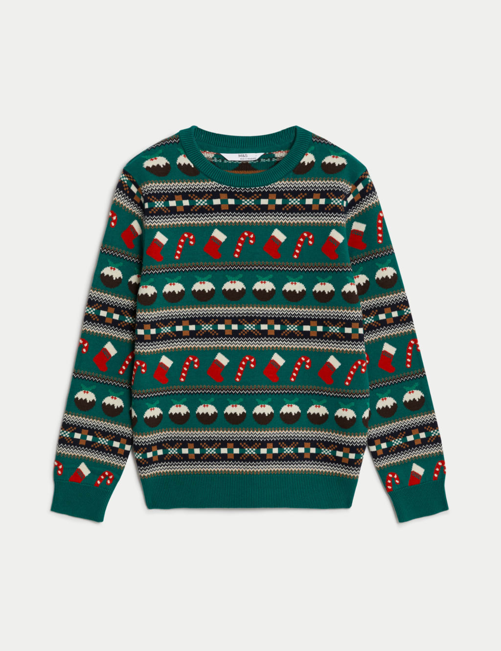 Children's christmas jumpers m&s clearance