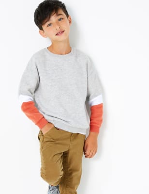 Mikina s&nbsp;barevn&yacute;mi plochami (3&ndash;16&nbsp;let)