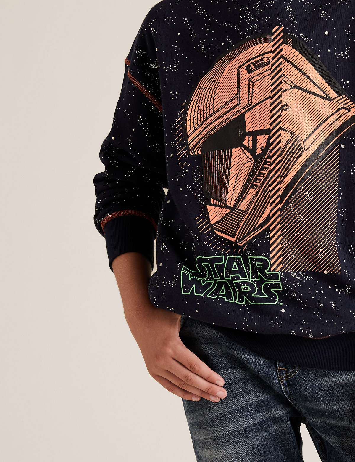 Cotton Rich Star Wars™ Sweatshirt (6-16 Yrs)