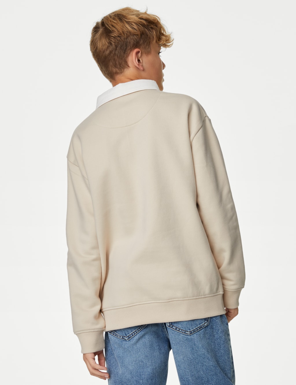 Cotton Rich Rugby Shirt (6-16 Yrs) image 4