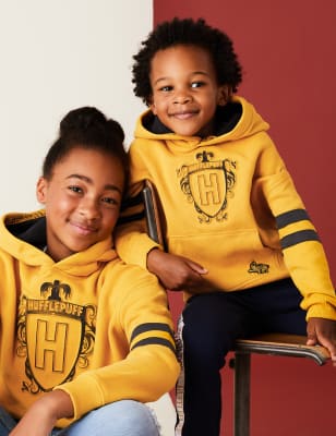 

M&S Collection Harry Potter™ House Hoodie (2-16 Yrs) - Ochre, Ochre
