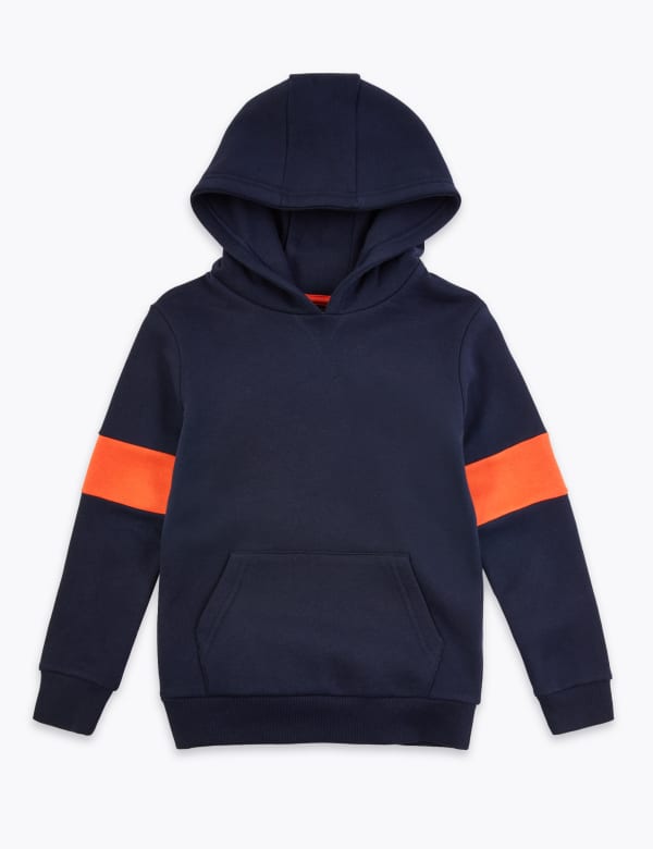 Plain Active Hoodie Hoody Hooded Sweatshirt Sweat Jumper Hoodie